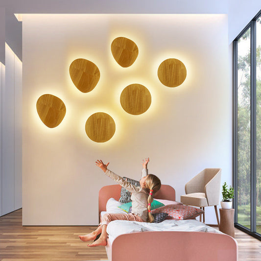 Log Art Wall Lamp – Nature-Inspired Elegance