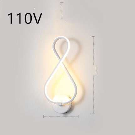 Nordic Minimalist LED Wall Lamp – Perfect for Bedrooms