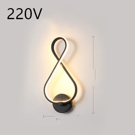 Nordic Minimalist LED Wall Lamp – Perfect for Bedrooms
