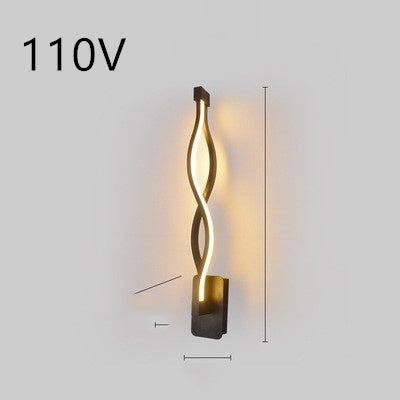 Nordic Minimalist LED Wall Lamp – Perfect for Bedrooms