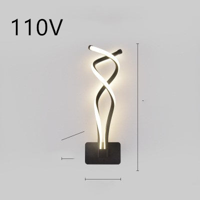Nordic Minimalist LED Wall Lamp – Perfect for Bedrooms