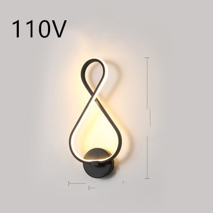 Nordic Minimalist LED Wall Lamp – Perfect for Bedrooms