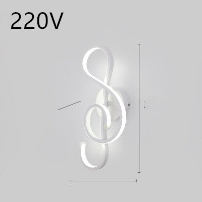 Nordic Minimalist LED Wall Lamp – Perfect for Bedrooms
