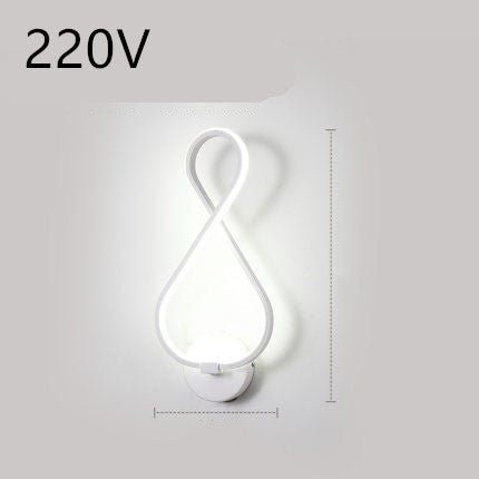 Nordic Minimalist LED Wall Lamp – Perfect for Bedrooms