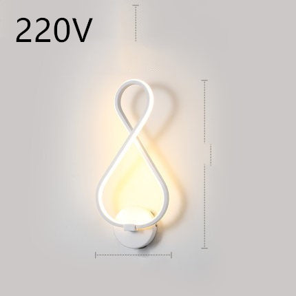 Nordic Minimalist LED Wall Lamp – Perfect for Bedrooms