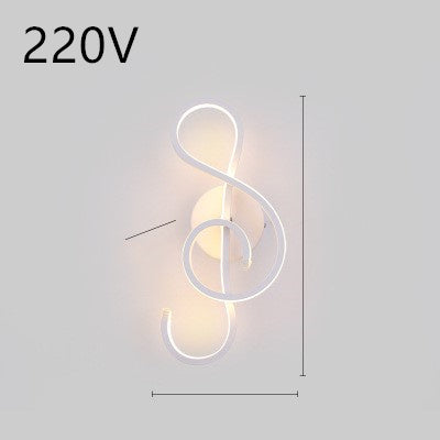 Nordic Minimalist LED Wall Lamp – Perfect for Bedrooms