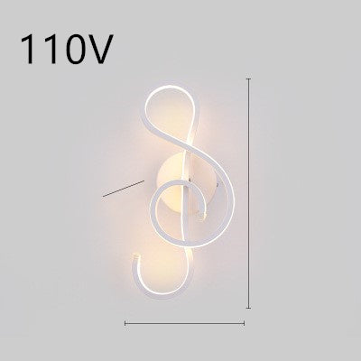 Nordic Minimalist LED Wall Lamp – Perfect for Bedrooms