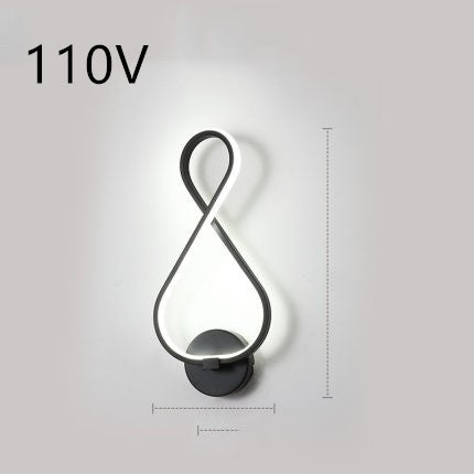 Nordic Minimalist LED Wall Lamp – Perfect for Bedrooms