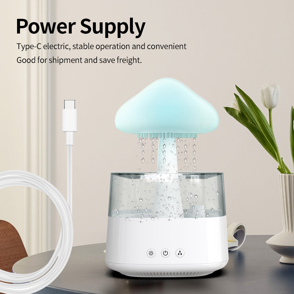 Rain Cloud Mushroom Humidifier – Relaxing & Refreshing