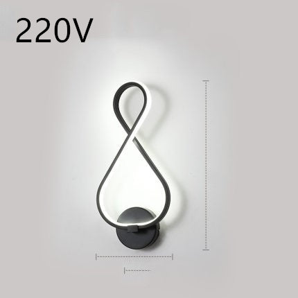 Nordic Minimalist LED Wall Lamp – Perfect for Bedrooms