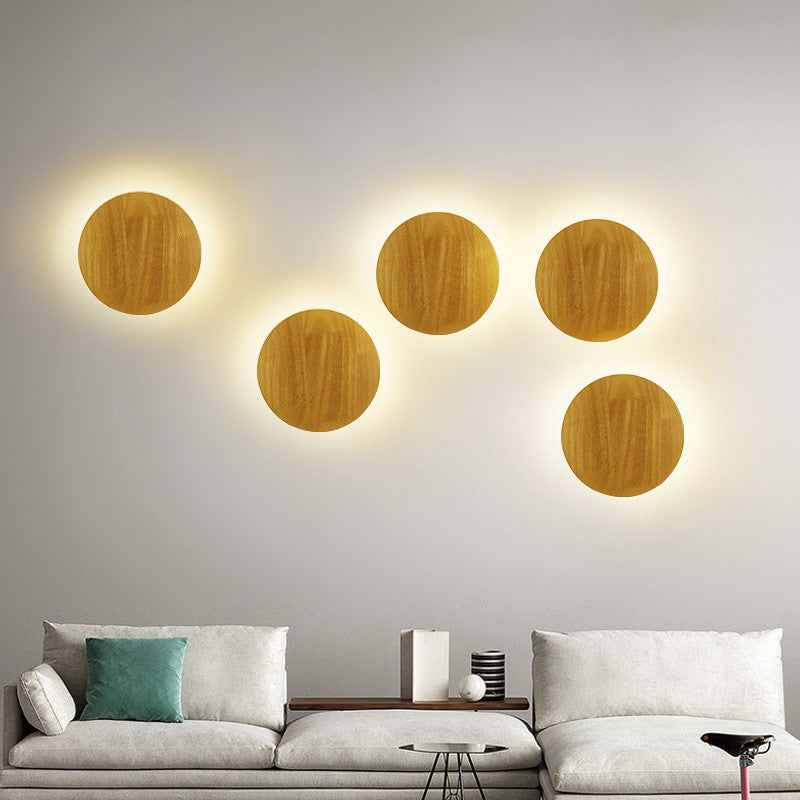Log Art Wall Lamp – Nature-Inspired Elegance