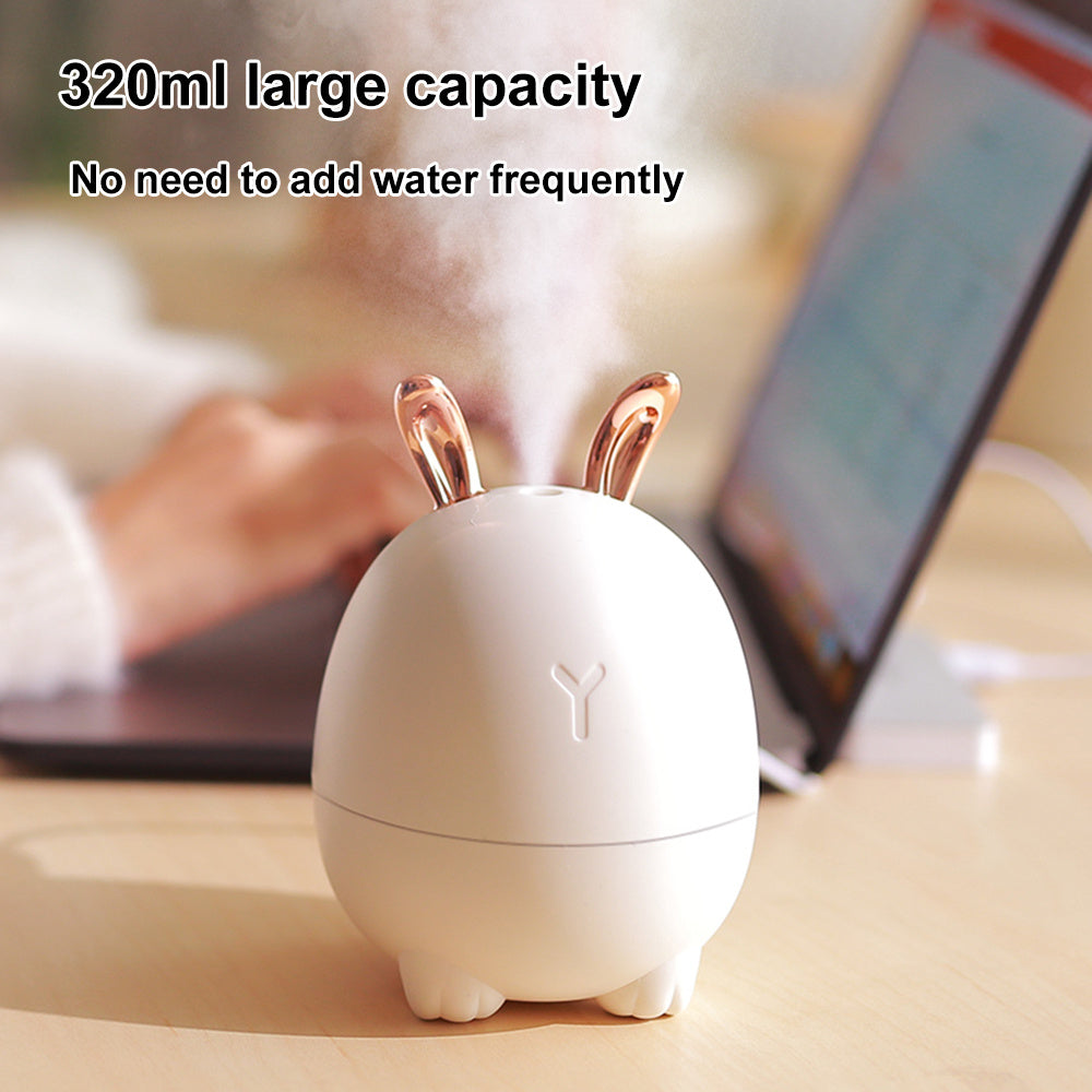 USB Cartoon Deer & Rabbit Humidifier – Fun & Functional