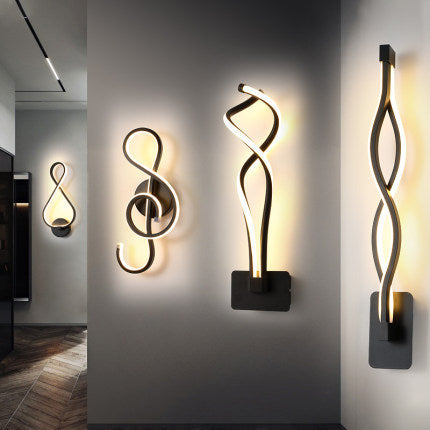 Nordic Minimalist LED Wall Lamp – Perfect for Bedrooms