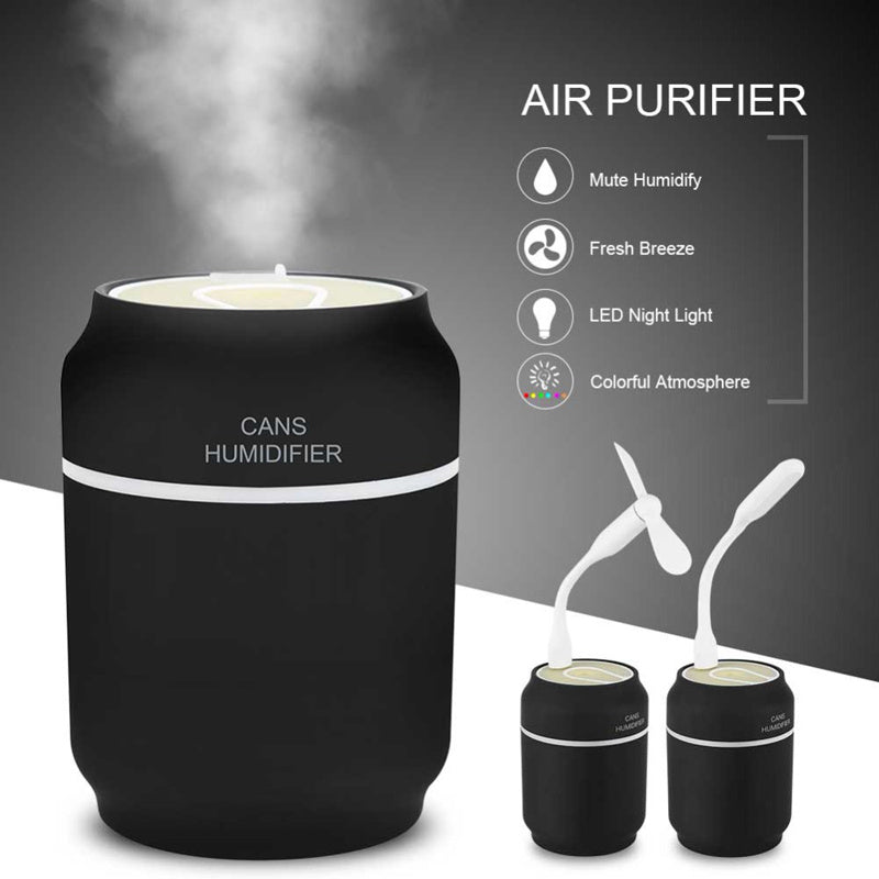 "Mini Can Humidifier – Portable & Efficient"