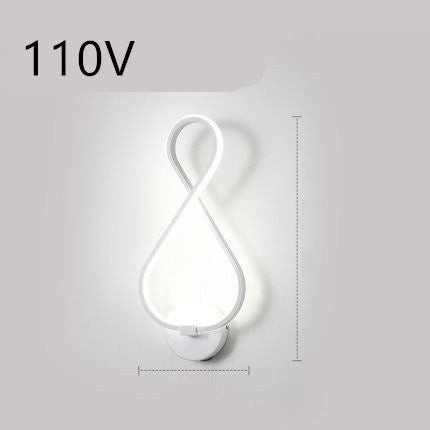 Nordic Minimalist LED Wall Lamp – Perfect for Bedrooms